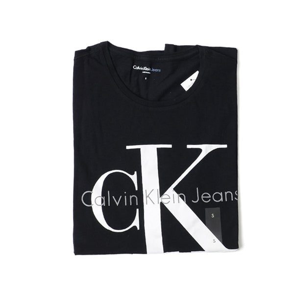 Calvin Klein Jeans unisex box logo tank T-shirt in black
