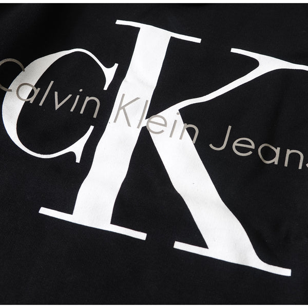 Calvin Klein Jeans Long Sleeve Logo Hoodie Sweater Dual Color Black Gr –  HiPOP Fashion