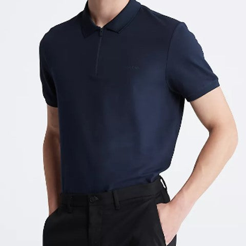 CALVIN KLEIN SS TECH ZIP POLO