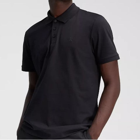 CALVIN KLEIN SS BROKEN TWILL JACQUARD POLO