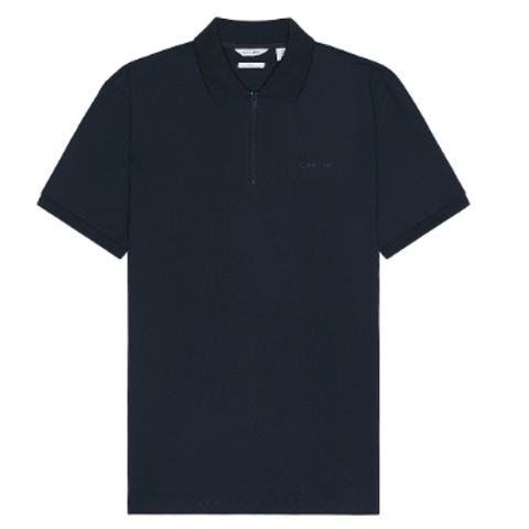 CALVIN KLEIN SS TECH ZIP POLO