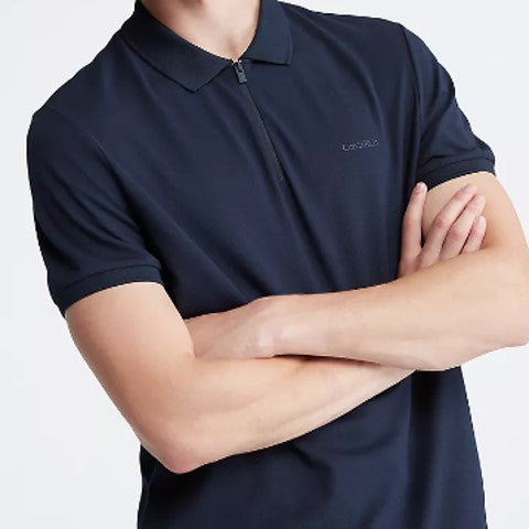 CALVIN KLEIN SS TECH ZIP POLO