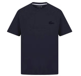 Lacoste Men's Velour Crocodile Crew Neck Cotton Lounge T-Shirt