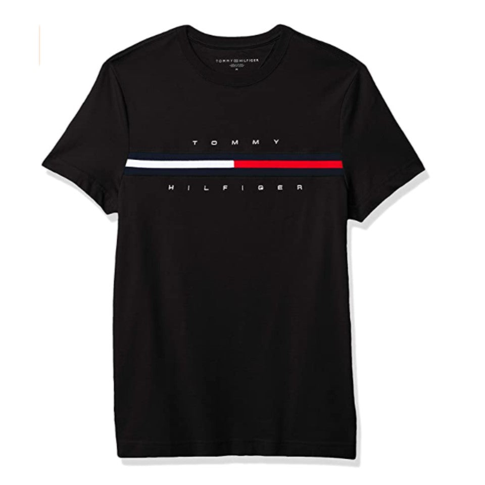 Hilfiger Fashion Tommy – HiPOP in LOGO T-shirt Black TINO Jeans Tommy