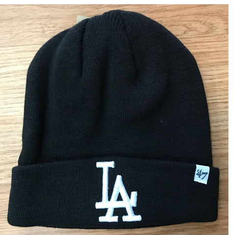 Los Angeles Dodgers Raised Cuff HiPOP Knit Fashion Beanie –