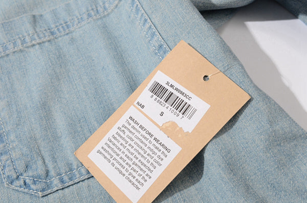 Calvin Klein Men's Rinse Denim Shirt - Indigo Rinse - Size L
