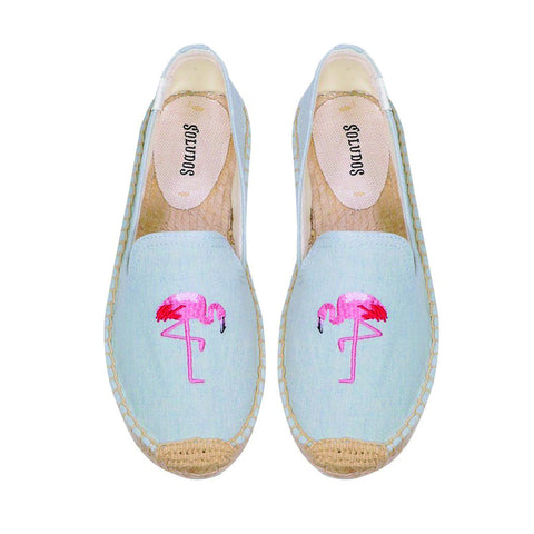 Soludos Embroidered Smoking Slipper  [final sale]