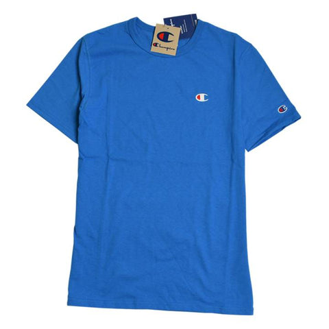 HERITAGE SHORT LEEVE T-SHIRT WITH C LOGO BLUE